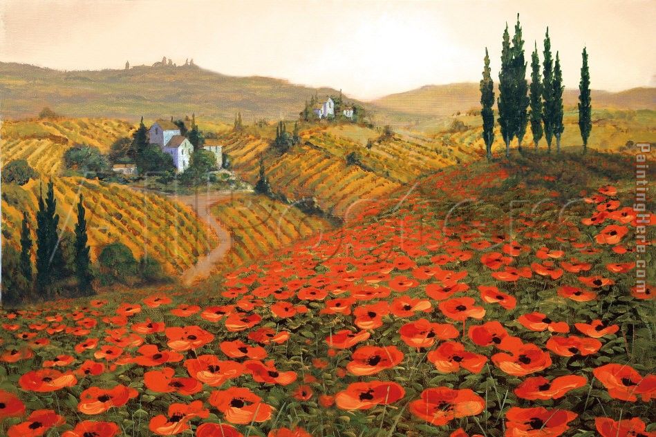 Hills of Tuscany II painting - Unknown Artist Hills of Tuscany II art painting Hills of Tuscany II painting - Unknown Artist Hills of Tuscany II art painting
